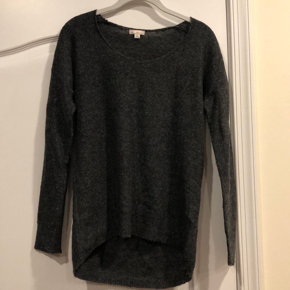 Gap Women’s Sweater Dark Gray W/ Sparkle Size XS